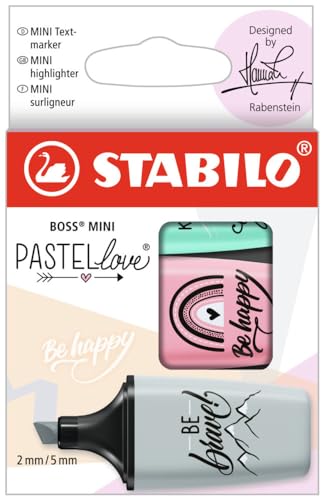 Stabilo – Stabilo Boss Mini Evidenziatore Pastellove 3pz