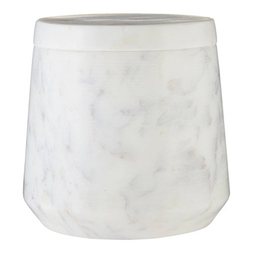 Image of Premier Housewares Marble Cotton Jar, Off White