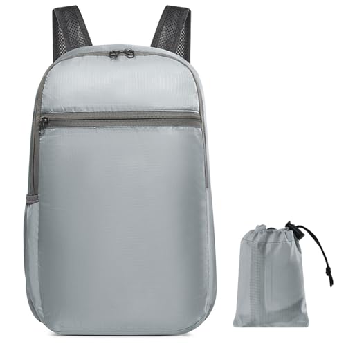 KOSLEOW Zaino Pieghevole Ultraleggero 20L, Zainetto Impermeabile per Trekking, Escursionismo,