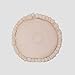 SKLUM Cuscino Rotondo in Cotone Intrecciato Olets Beige Crema
