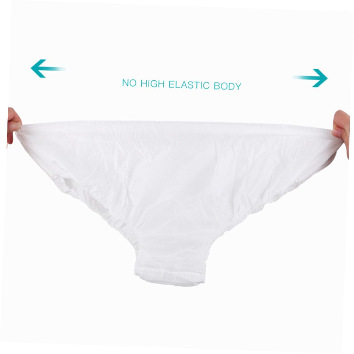FRCOLOR Bragas Desechables para Mujer de Tejido No Tejido, Paquete de 100 Unidades, Cómodas y Portátiles para Viajes y Cuidado Cutáneo, Color Blanco