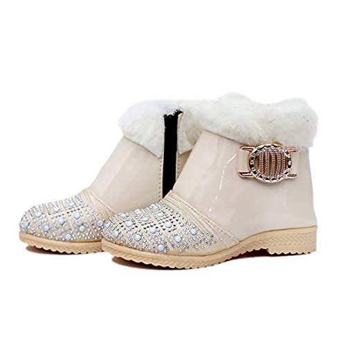 BOOMER CUBS Kids Girls Glossy Shoes (Cream, 6_Months) (B096RY35DW) Amazon Price History, Amazon Price Tracker