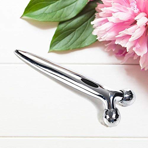 Niyam Manual Roller Face Skin Wrinkle Remover Massager For Relaxation and Tightening (Silver) (B098SZTNZG) Amazon Price History, Amazon Price Tracker