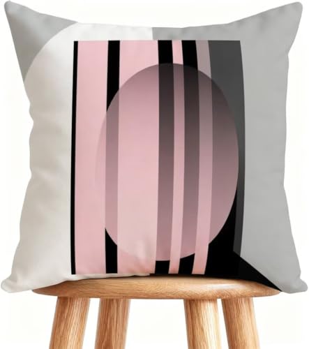 Throw Pillow Covers 32x32 Inch Decorative Pillows Modern Cushion Covers Linen, Pillowcases Landscape for Couch Bed Home Decor 2-MJ90