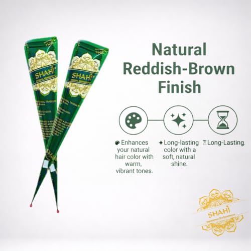 Shahi 4 Pack Henna Natural Listo para Usar 30g Conos miniatura 4
