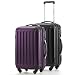 Produktbild HAUPTSTADTKOFFER - Alex Kofferset - 2 x Handgepäck Hartschale Kabinenkoffer mit Erweiterung und TSA-Schloss, 55 cm, 42 Liter, Schwarz-Aubergine