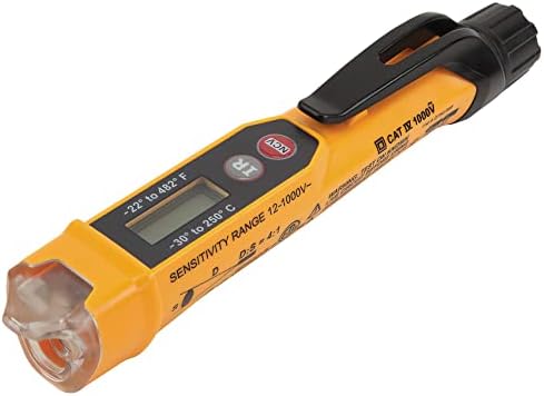 Klein NCVT-4IR 12-1000V AC 전압 테스터 + IR 온도계 번들, 11-in-1 래칫 임팩트 드라이버 포함 — 사진 2