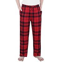 Ruisita Karierte lang Hose für Kinder Bedruckte Schlafanzug Jungen Flanell Pyjamahose für mädchen Pyjamas für Teenager Karierter Pyjama Herbst Winter