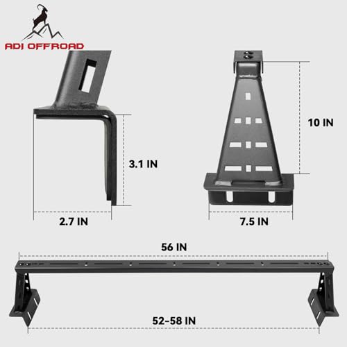 Overland Bed Bar for Trucks (Mid-Size) by ADI OFF ROAD - Image 5