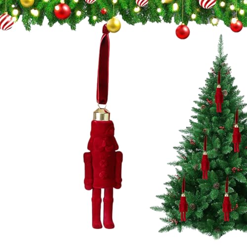 Lesunbak Ornamenti natalizi , ciondoli floccati per festival invernali, decorazioni natalizie a forma di , per casa, camera da , , libreria, oggetti di scena per