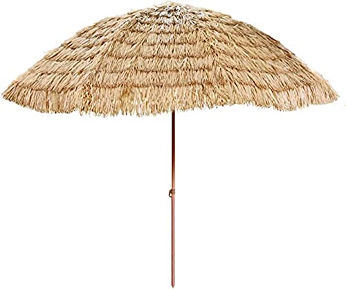 Backyard X-Scapes Tiki Thatch Tilt Beach and Patio Umbrella –