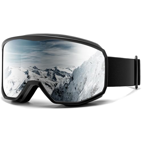 SUNGAIT Ski Snowboard Goggles for Men Women Anti-Fog 100% UV Protection OTG...