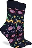 Good Luck Sock Women's Germs Socks, Adult, Shoe Size 5-9