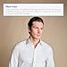 Charles Tyrwhitt Shirts for Men – White Twill Non-Iron Formal Dress Shirt – Long Sleeve Cotton Shirt – Wrinkle Free Office, Wedding & Business Attire - Slim Fit with Classic Collar