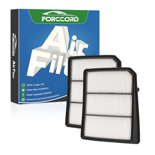 Image of 2-Pack Engine Air Filters for Nissan Titan 2017-2024 | Replace #PA99212 16546-EZ31A, Engine Filter Replacement Car Accessories