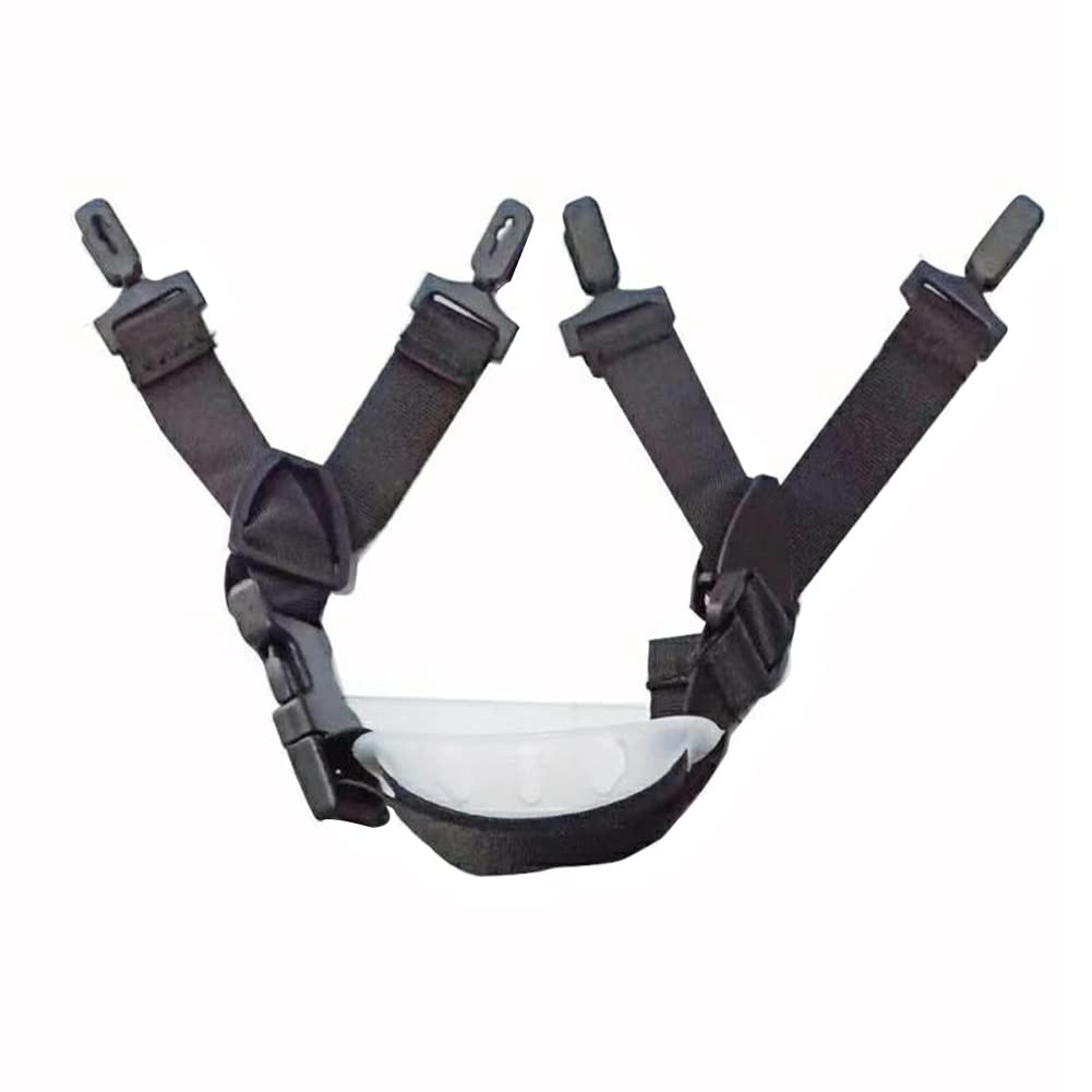 Labstandard Black Hard Hat Chin Strap Universal Hard Hat Chin Strap Hard Hats Chin Strap With Elastic Strap And Chin Cup Adjustable Chin Strap With Buckles Head Protection For Construction Workers