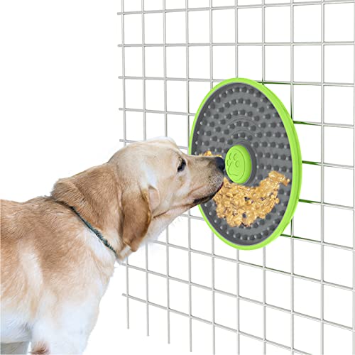 Lick Mat For Dogs,Dog Cage Training Tools For Secures To Crate Peanut Butter Crate Lick Plate,Dog Kennel Therapy Training Slow Feeder Dog Lick Pad For Boredom & Anxiety Reduction #TOP6
