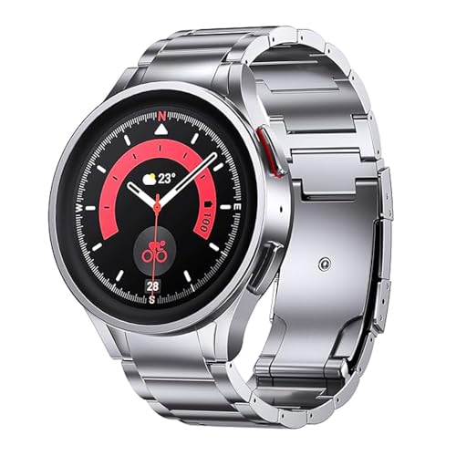 [synsing] �`�^���o���h for Galaxy Watch 7/6/5/4/FE 44mm 40mm ���ԂȂ��݌v �����^�b�`�{�^�� �y�� �r�W�l�X Galaxy Watch 6 Classic 47mm 43mm/5 Pro 45mm/4 Cl 