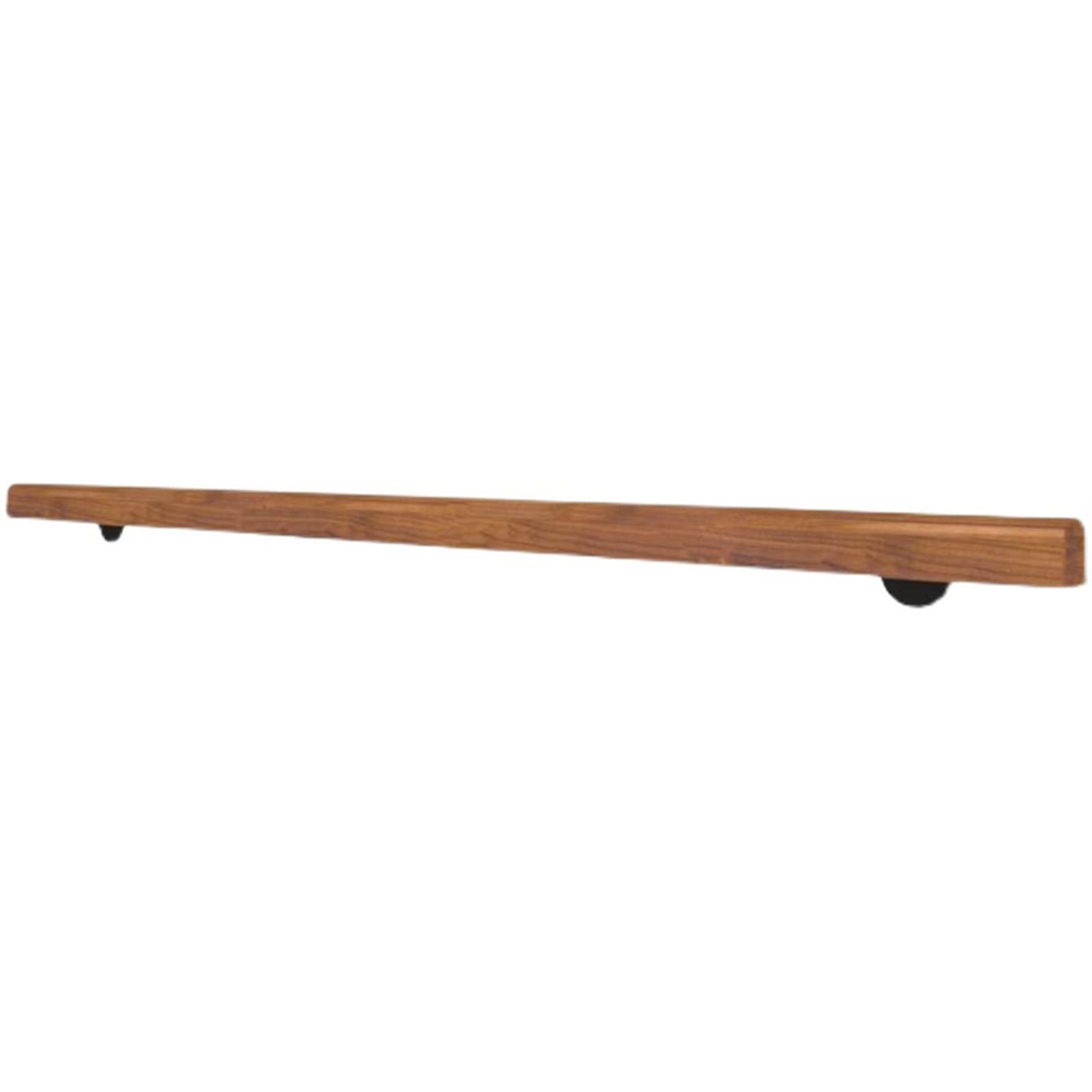 Rambarde d'escalier en bois massif avec supports muraux couloir 80 cm