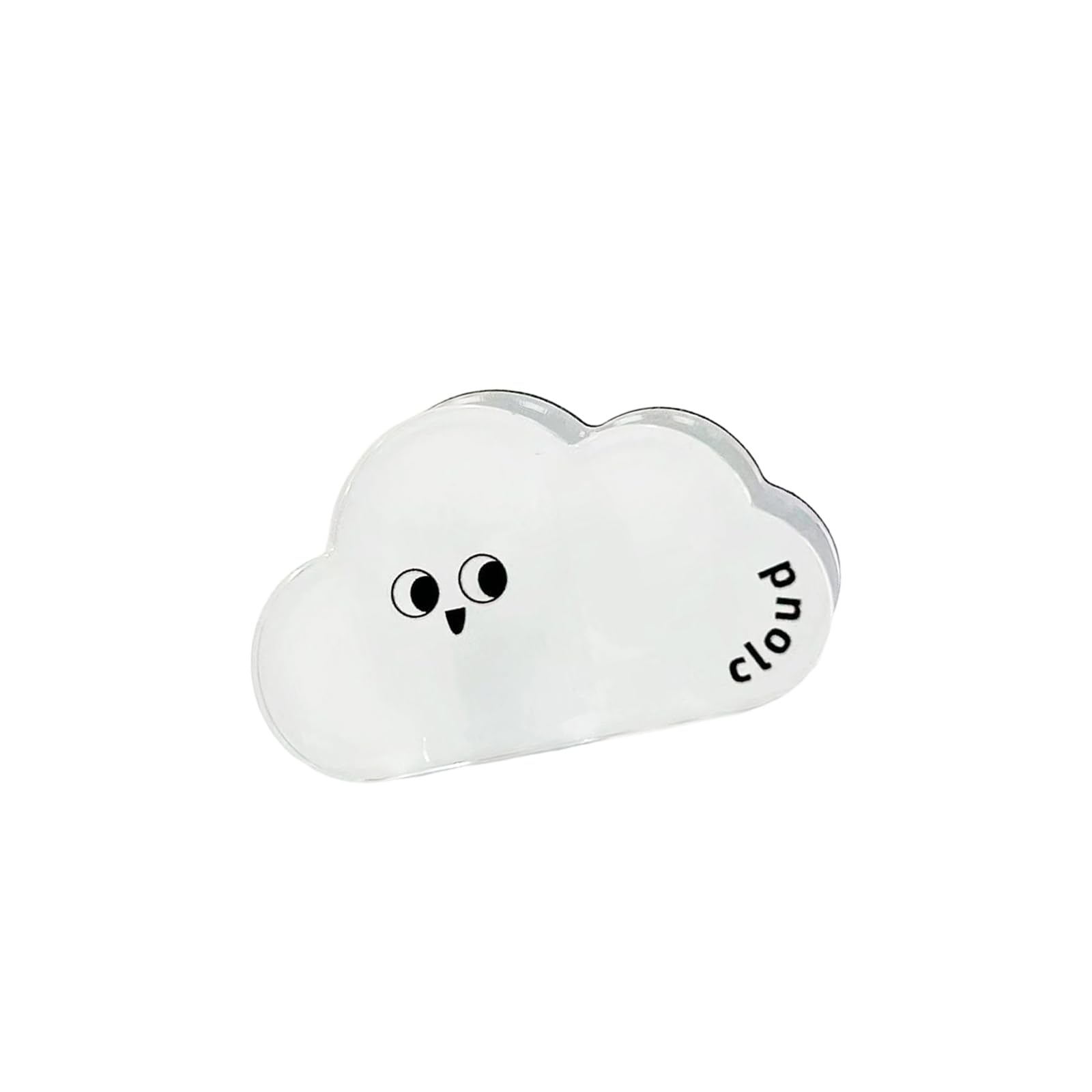 Carotoe White Cloud Strong Acrylic Fridge Magnet Clip Holder For Sticky Notes Photos Lovely Decoration For Homes Kitchen Lovely Holder