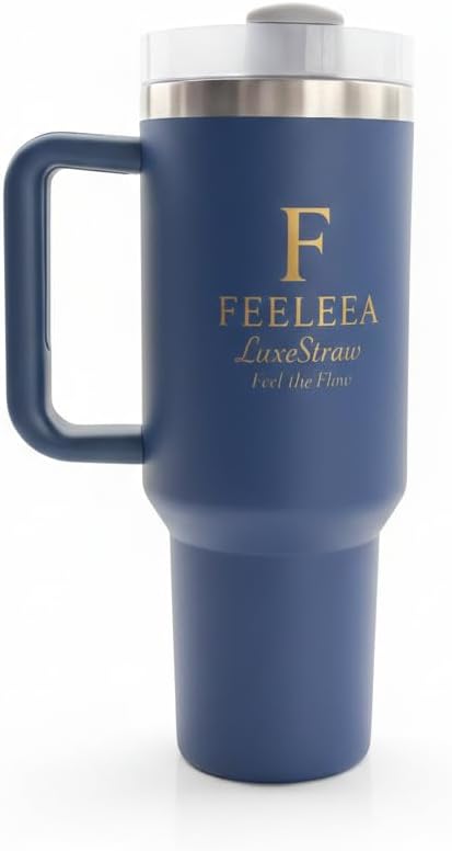 FEELEEA LuxeStraw Premium and Classic Sipper with Matte Finish