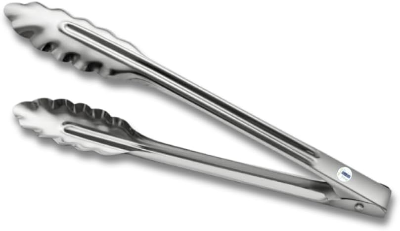 Steelish Stainless Steel Utility Tong for Kitchen | FryingTong | Cooking Serving Tong | BBQ Tong (Chimta)