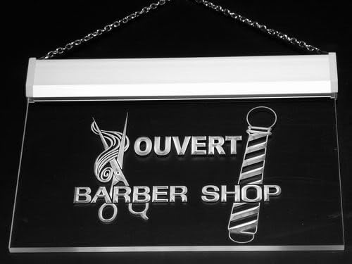 ADVPRO j152-b Ouvert Barber Shop Scissor Neon Light Sign
