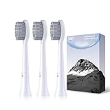 P200 電動歯ブラシ 替えブラシ 敏感歯用 ブラシヘッド 極細毛 交換用ブラシヘッド 軟毛 ホワイト 3本入 「改良型」