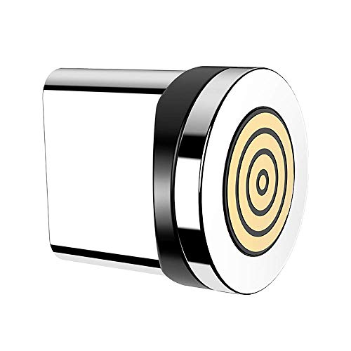 Cafele Magnetic Usb Cable Adapter Connector Tips Head For Type C, 3 Pack 360°Rotating Magnetic Phone Cable Adapter #TOP2