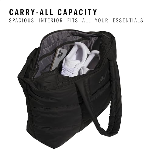 Image of adidas Quilted Puffer Tote Bag