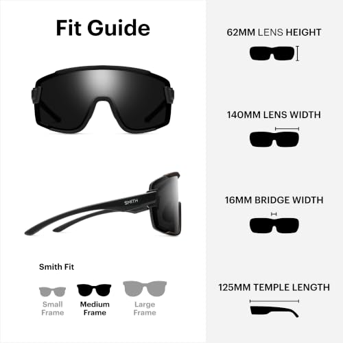 Image of SMITH Wildcat Sunglasses with ChromaPop Shield Lens