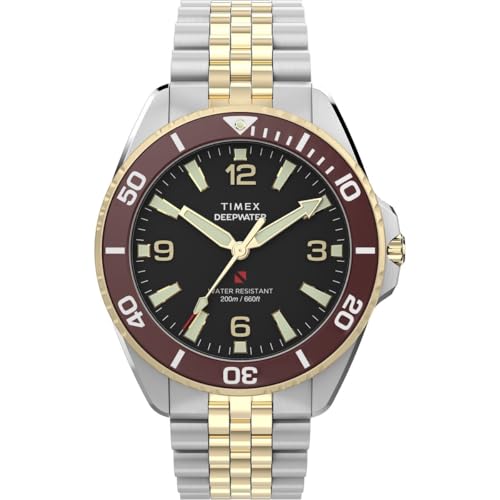 Image of TIMEX Deepwater Arctic Round 41mm Black Dial Analog Men Watch - TW2Y64700IK