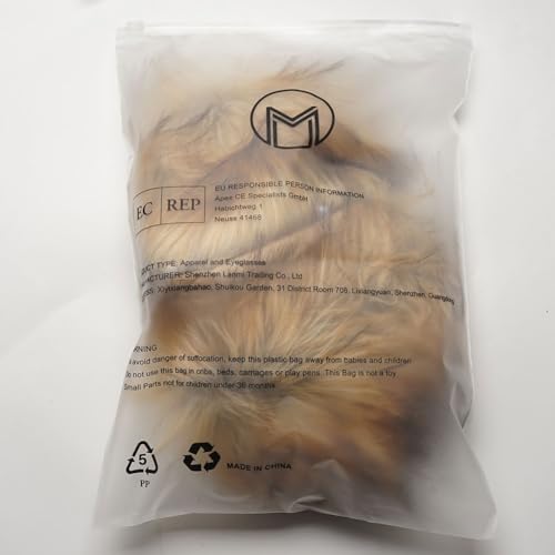 Faux Fur Collar detachable Hood Trim Replacement Neck Warmer Scarf Shawl Wrap For Winter Coat Jacket3