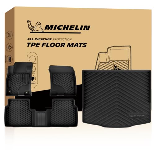 Image of Michelin Vehicle Mats for 2020-2026 Ford Escape Gas | Not Fit Hybrid, All-Weather TPE Custom Fit Liner, Premier
