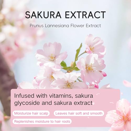 Sakura Shower Gift Sets for Women, Travel Size Toiletries Set, Mini Toiletries for Women Gift Sets with Hair Shampoo and Conditioner Sets and Body Wash, Gym&Holiday Essentials - Image 4