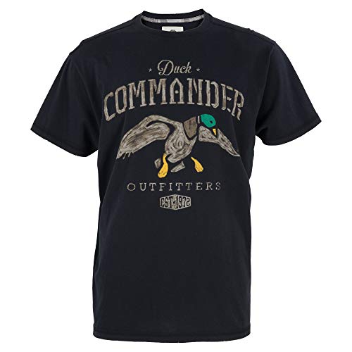 Duck and Buck Commander Mark Tee, Black, Large