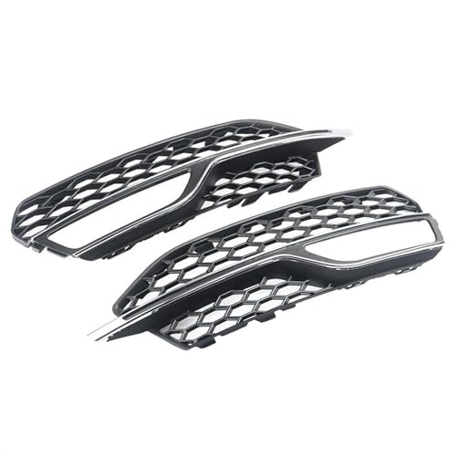 Calandre de phare antibrouillard S3 style nid d'abeille avec finition premium noir brillant 8V3
