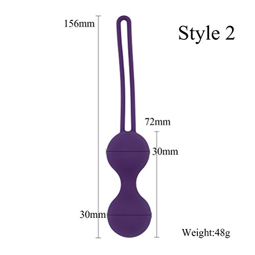 LUOEM Kegel Bolas de aperto vaginal de silicone para controle da bexiga e exercícios do assoalho pél
