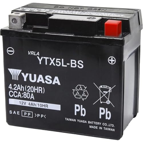 Amazon | 台湾ユアサ YTX5L-BS シールド型 AGM バイク用バッテリー Amazon | 台湾ユアサ YTX5L-BS シールド型 AGM バイク用バッテリー