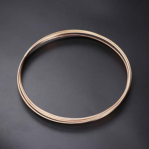 EXCEART Dream Catcher 20Pcs Ouro Anel Aro de Metal Redondo Círculo Aro Floral Bordado Macrame Dreamc