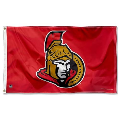 Bandera de Ottawa Senators WinCraft oficial de poliéster para pared