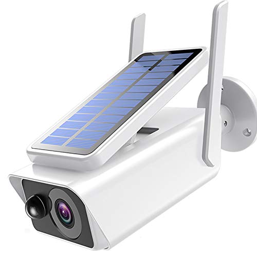 Câmera de segurança externa sem fio, energia de bateria recarregá...