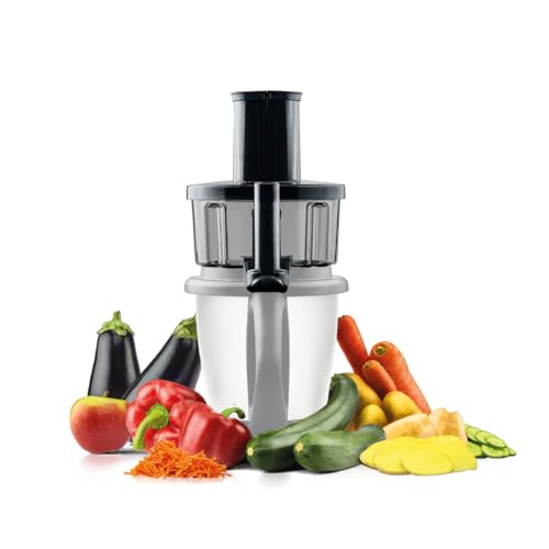 Wundermix - WunderSlicer® V2 Tagliaverdure per Bimby TM6 TM5 • Affetta & grattugia verdure & frutta nel Bimby • Utensile da cucina innovativo • Made in Germany