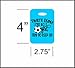Soccer Gifts for Girls Team, Sports Bag Tag, Handmade Teen Present Idea, Christmas Stocking Stuffer (Blue)