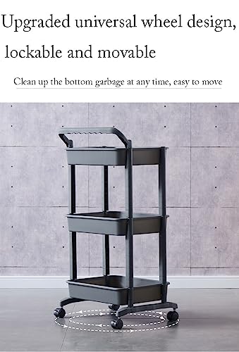 Étagère mobile superposée de rangement stable pour maison