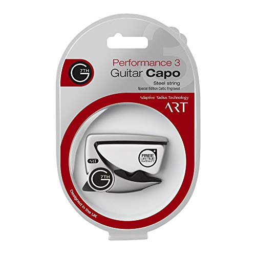 G7th Performance 3 ART Capo Acoustic Celtic Silver - Les Beatles, Paul McCartney, John Lennon, RIngo Starr, George Harrison G7th Performance 3 ART Capo Acoustic Celtic Silver – Image 5