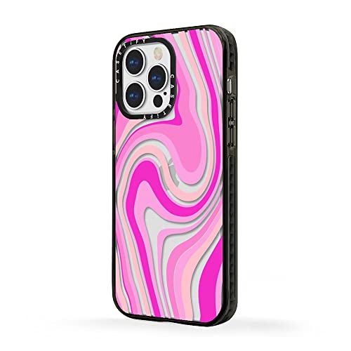 Casetify Impact Case For Iphone 13 Pro Max - Pink Swirls - Clear Black #TOP1