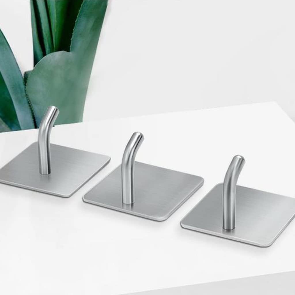 Stainless Steel Hook, Sticky Hook Dormitory Perforated Wall Load-Bearing Strong Hook