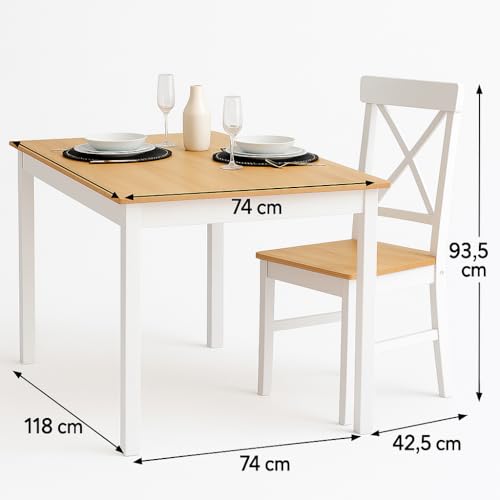 Reviews de Comedor Blanco Con Gris comprados en linea. 2 Comedor Blanco Con Gris marca MRK HOME (2)
