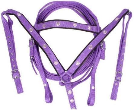 Western Barrel Racing Handmade Synthetic Cordura Horse Saddle Lightweight Trail Tack Equestrian Get Matching Headstall, Breastplate & REINS, Size: 10-18 inches Seat, DD24